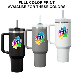 40 oz Stanley® Stainless Steel Insulated Quencher Travel Mug