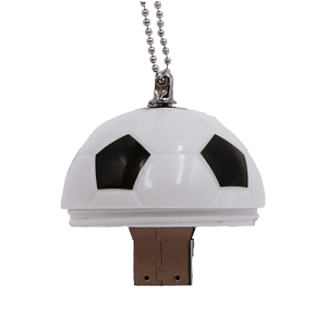 Soccer Shaped Fast USB Drive with Keyring