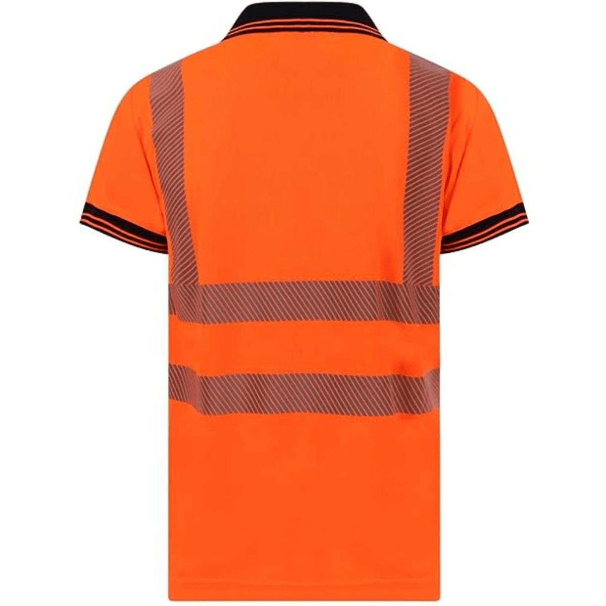 Class 3 Cotton Knitted Double Band Segmented Tape Polo Shirt with Pocket