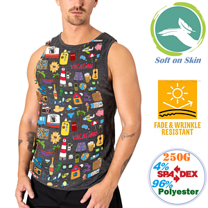 Unisex 250 GSM Comfort Fleece Soft & Wrinkle Resistance winter Tanks