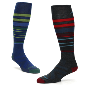 Mid calf custom knit woolen dress socks, 168 needle