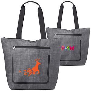 Stylish Durable Zip Pocket Shopping Tote Bag