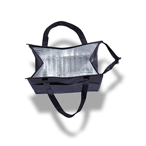 Marble Insulated Shopping Gusset Tote Bag (14.25" x 12.5" x 7.5")