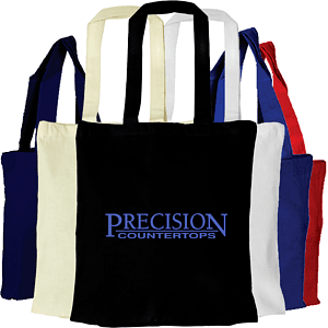7 oz. Medium Weight Cotton Canvas Tote Bag W/ Bottom Gusset (11"X 13")