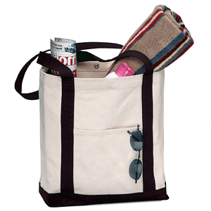 Deluxe Shopping Cotton Canvas Tote Bag