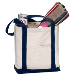 Deluxe Shopping Cotton Canvas Tote Bag
