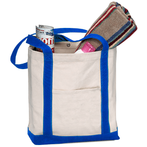 Deluxe Shopping Cotton Canvas Tote Bag