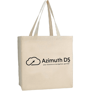 6 Oz Lightweight Cotton Canvas Grocery Tote Bag w/ Gusset (12"x13"x8")