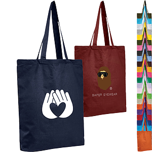 6 oz Cotton Canvas Tote Bag W/ Gusset (15” X 16” X 3”)