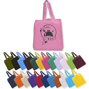 6 oz Cotton Canvas Tote Bag W/ Gusset (15” X 16” X 3”)