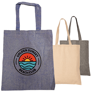 Recycled Cotton Canvas Convention Tote Bag