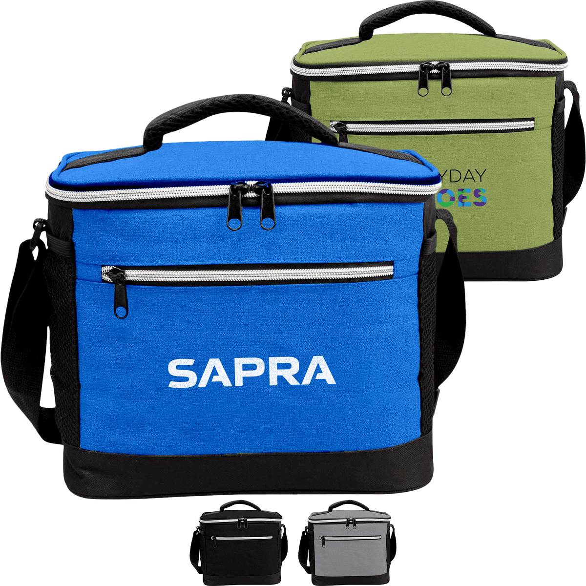 Two Tone Insulated Picnic Cooler Bag