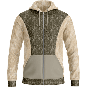 Mossy Oak® Men's 8.2 oz. Polar Fleece Zipper Hoodie W/ Pockets