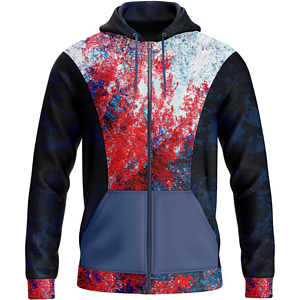 Mossy Oak® Men's 9.4 Oz. Full Zip Hoodie With Kangaroo Pocket