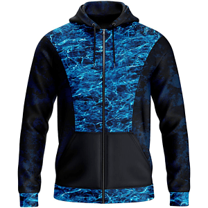 Mossy Oak® Men's 9.4 Oz. Full Zip Hoodie With Kangaroo Pocket
