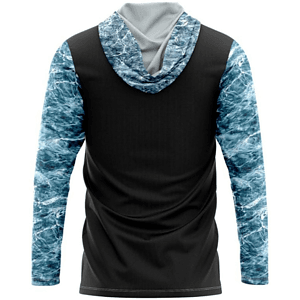 Mossy Oak® Men's 4.4 oz. Polyester Interlock Hooded T-Shirt, UPF 50+