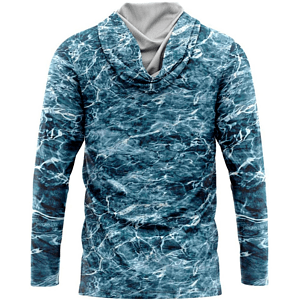 Mossy Oak® Men's 4.4 oz. Polyester Interlock Hooded T-Shirt, UPF 50+