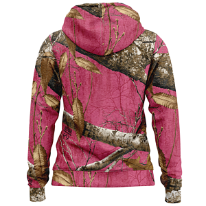 Mossy Oak® Women's 8.2 oz. Full Zip Hoodie with Kangaroo Pocket