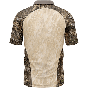 Mossy Oak® Men's 4.4 oz. Polyester Interlock Raglan Polo Shirt