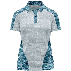 Mossy Oak® Women's 4.4 oz. Polyester Interlock Raglan Polo Shirt, UPF 50+