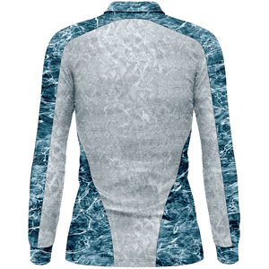 Mossy Oak® Women's 4.4 oz. Polyester Interlock Long Sleeve Polo Shirt, UPF 50+