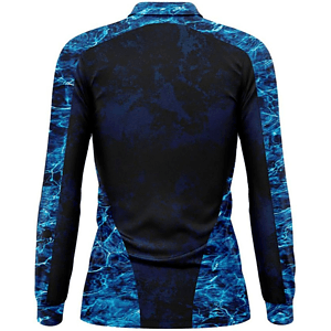 Mossy Oak® Women's 4.4 oz. Polyester Interlock Long Sleeve Polo Shirt, UPF 50+