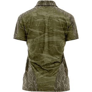 Mossy Oak® Women's 4.4 oz. Polyester Interlock Raglan Polo Shirt