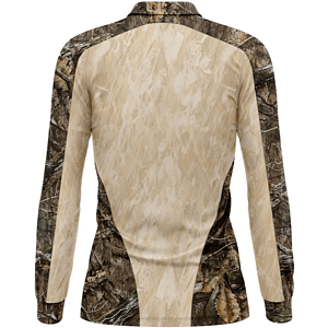 Mossy Oak® Women's 4.4 oz. Polyester Interlock Long Sleeve Polo Shirt