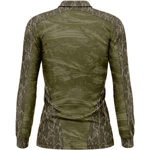 Mossy Oak® Women's 4.4 oz. Polyester Interlock Long Sleeve Polo Shirt