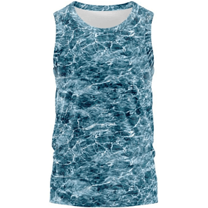 Mossy Oak® Men's 4.4 oz. Polyester Interlock Tank, UPF 50+