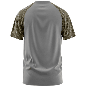 Mossy Oak® Men's Raglan 4.4 oz. Polyester Interlock T-Shirt