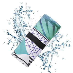 Quick Dry Gym Towel w/Edge-to-Edge Sublimation Workout Towels 200 GSM