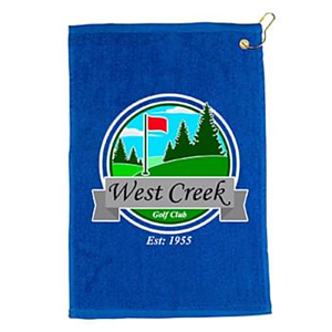 Quick Dry 200G Micro Fiber Golf Towel w/ Grommet & Hook