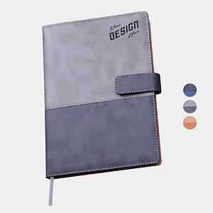 TiTUS® Valvetine A5 Business Notebook with Bookmark & PU Buckle