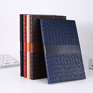 TiTUS® Sahara PU Leather A5 Business Notebook with Bookmark