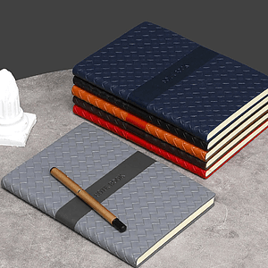 TiTUS® Sahara PU Leather A5 Business Notebook with Bookmark