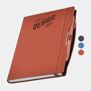 TiTUS® Executive Companion A5 Notebook with Pen & Elastic Band Closure