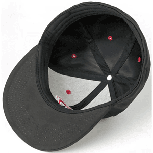 Premium 6-Panel Mid Crown Tactel Fabric Spandex Shape with Flat Bill Visor Cap