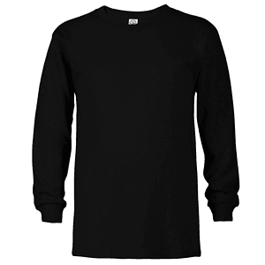 Delta 5.2 oz 100% Preshrunk Cotton Youth Pro Weight Long Sleeve T-Shirt