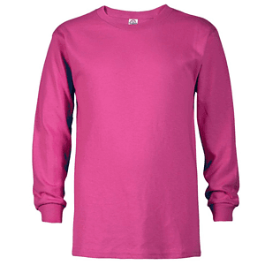 Delta 5.2 oz 100% Preshrunk Cotton Youth Pro Weight Long Sleeve T-Shirt