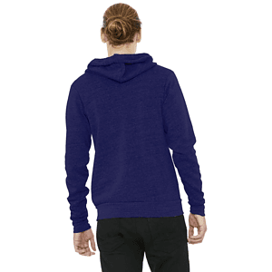 BELLA+CANVAS Unisex Triblend Sponge Fleece Full-Zip Hoodies