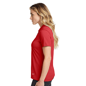 Nike Ladies Dri-FIT Vertical Mesh Polo w/ Screen Print 4.4oz