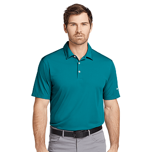 Nike Dri-FIT Vertical Mesh Polo w/ Screen Print 4.4 oz.