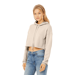 BELLA+CANVAS Women's Sponge Cropped Fleece Hoodies
