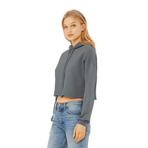 BELLA+CANVAS Women's Sponge Cropped Fleece Hoodies