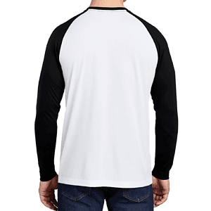 Unisex Sublimation Blackout Blank Long Sleeve T-shirt