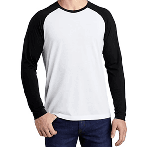 Unisex Sublimation Blackout Blank Long Sleeve T-shirt