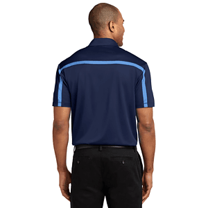 Port Authority Silk Touch Performance Colorblock Stripe Polo
