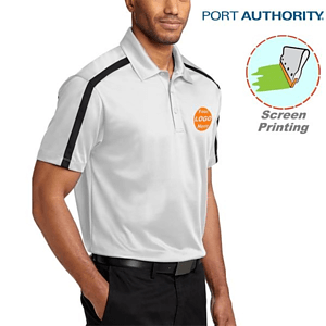 Port Authority Silk Touch Performance Colorblock Stripe Polo