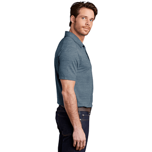 Port Authority Stretch Heather Polo w/ Screen Print 5.2 oz.